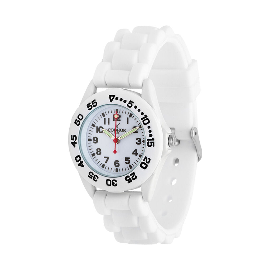 Montre Codhor Kid Acier Blanc - Montres Enfant | Histoire d’Or