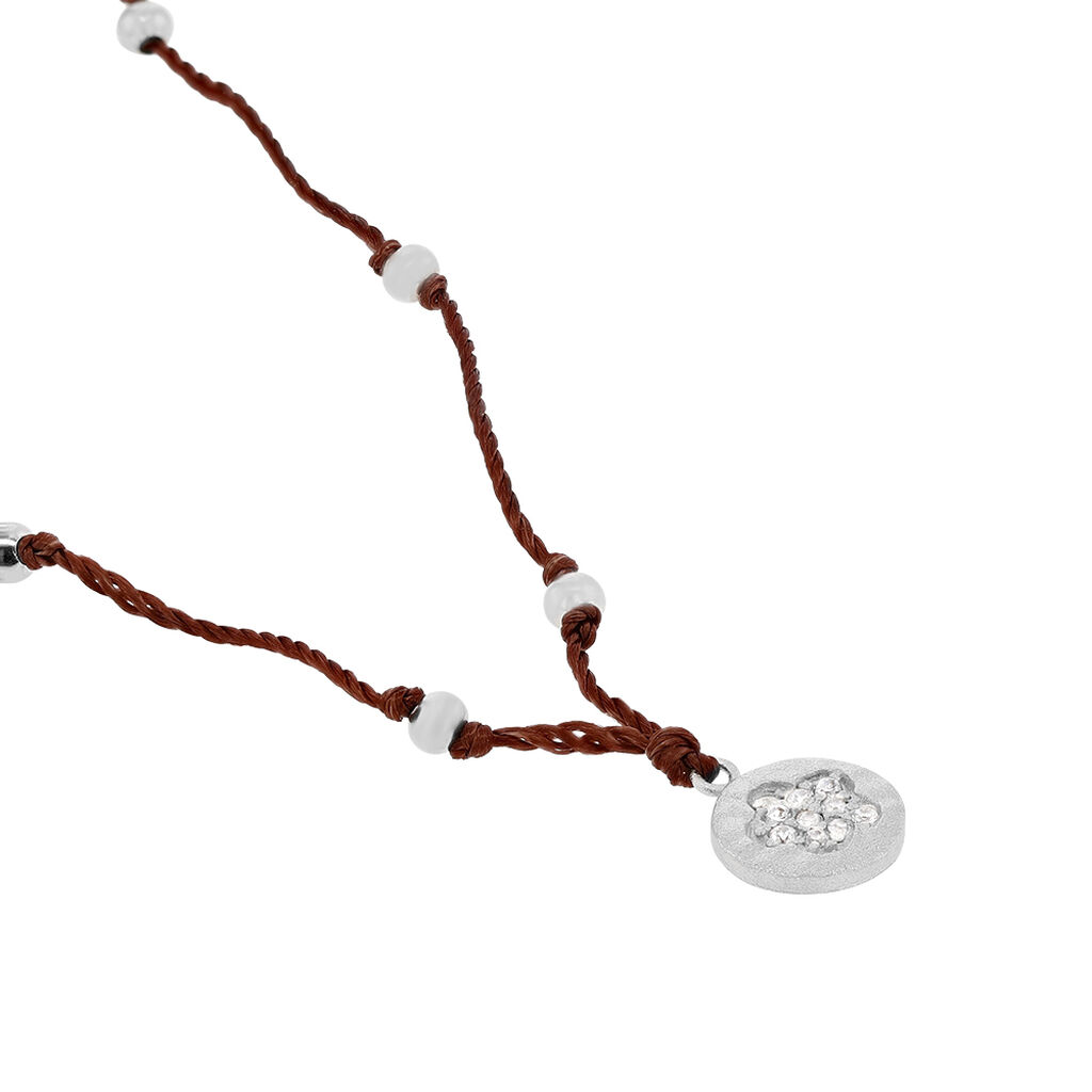 Collier Muguette Argent Blanc Oxyde De Zirconium - Colliers fantaisie Femme | Histoire d&rsquo;Or