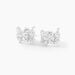 Boucles D'Oreilles Créoles Glow Up Argent Blanc Oxyde De Zirconium - Boucles d'oreilles créoles Femme | Histoire d’Or