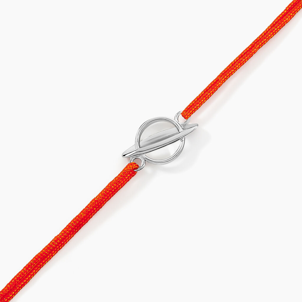 Bracelet Raven Argent Blanc - Bracelets cordon Femme | Histoire d’Or