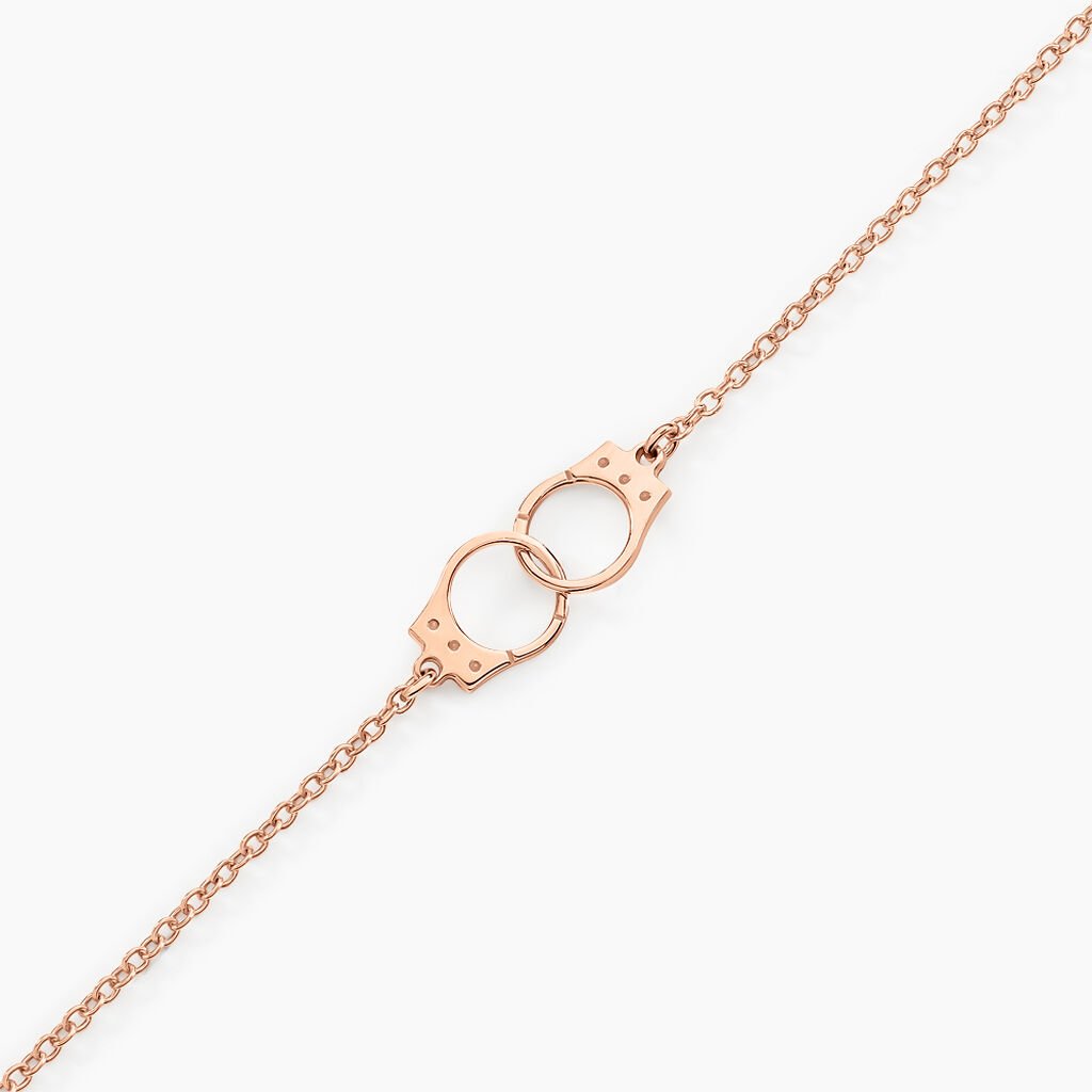 Bracelet Kim Argent Rose - Bracelets Femme | Histoire d&rsquo;Or