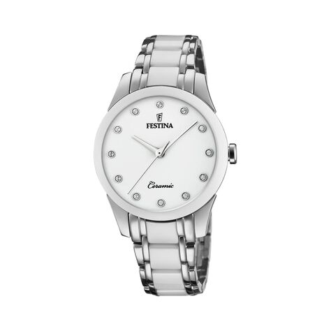 Montre Festina Ceramic Blanc - Montres Femme | Histoire d’Or