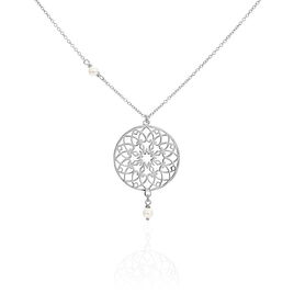 Collier Yolenn Argent Blanc Perle D'imitation - Colliers fantaisie Femme | Histoire d’Or
