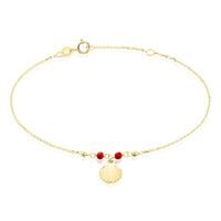 Bracelet Under The Sea Or Jaune Corail