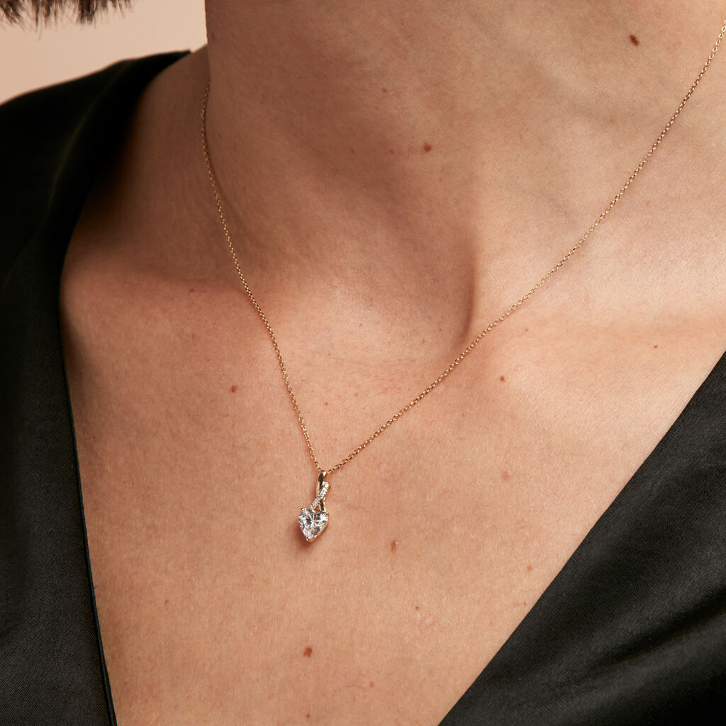 Collier Clothilde Or Jaune Oxyde De Zirconium - Colliers Femme | Histoire d’Or