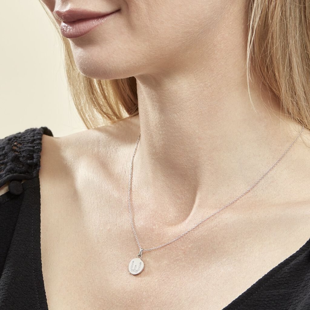 Collier Argent Eugenien Oxydes De Zirconium - Colliers fantaisie Femme | Histoire d’Or