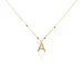 Collier Plaqué Or Jaune Lettra - Colliers fantaisie Femme | Histoire d’Or