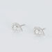 Boucles D'oreilles Puces Domitia Or Blanc Diamant - Clous d'oreilles Femme | Histoire d’Or