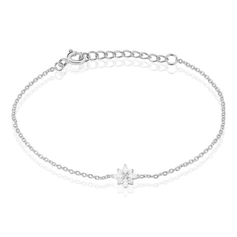 Bracelet Eclat Argent Blanc Oxyde De Zirconium - Bracelets fantaisie Femme | Histoire d’Or