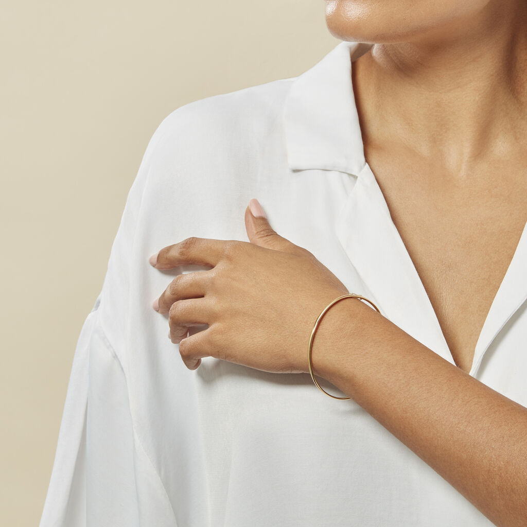 Bracelet Jonc Yuriy Fil Flexible Or Jaune - Bracelets joncs Femme | Histoire d’Or