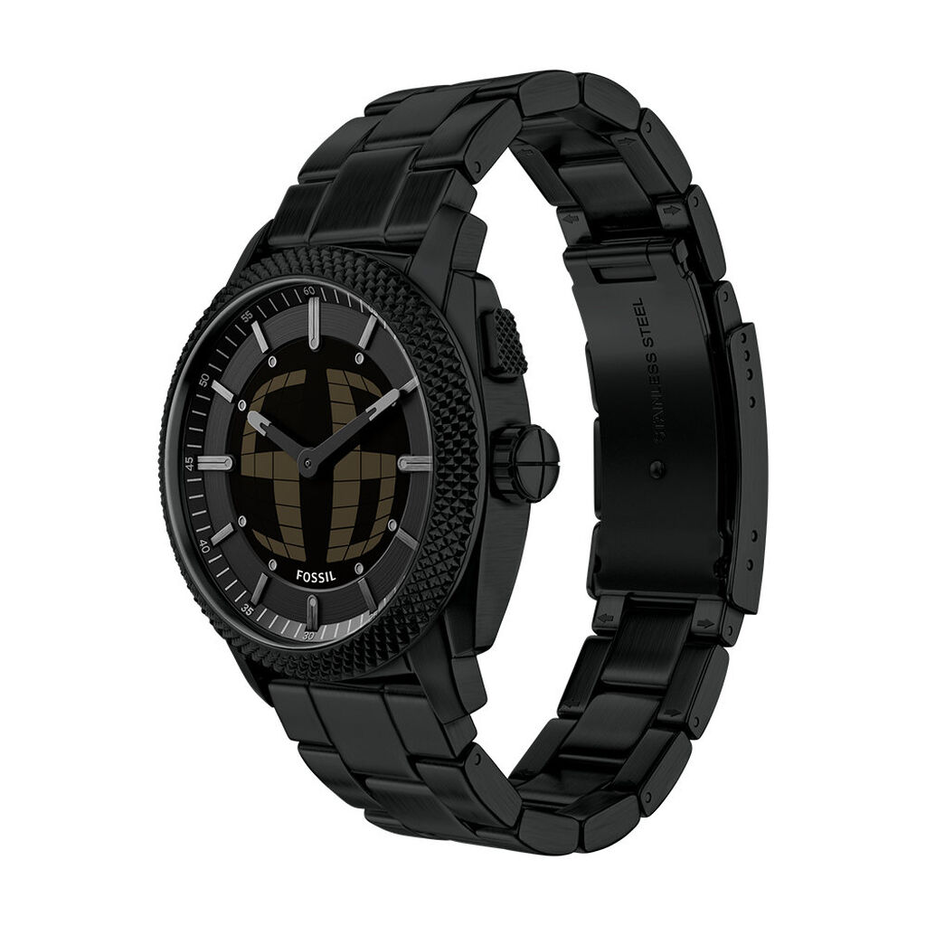 Montre Fossil Machine Big Tic Noir - Montres Homme | Histoire d&rsquo;Or