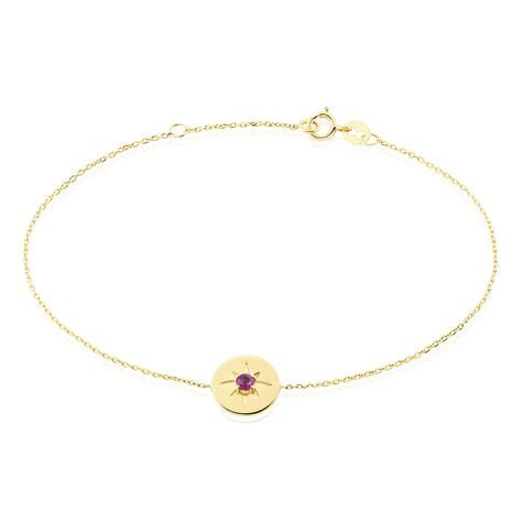 Bracelet Melchior Or Jaune Rubis - Bracelets Femme | Histoire d’Or