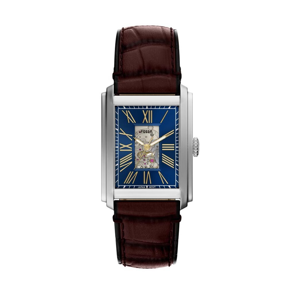 Montre Fossil Carraway Automatic Bleu - Montres Homme | Histoire d’Or