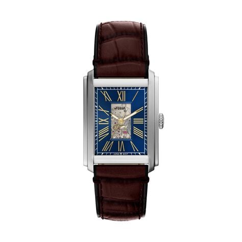Montre Fossil Carraway Automatic Bleu - Montres Homme | Histoire d’Or