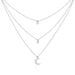 Collier Astre Argent Blanc Oxyde De Zirconium - Colliers fantaisie Femme | Histoire d’Or