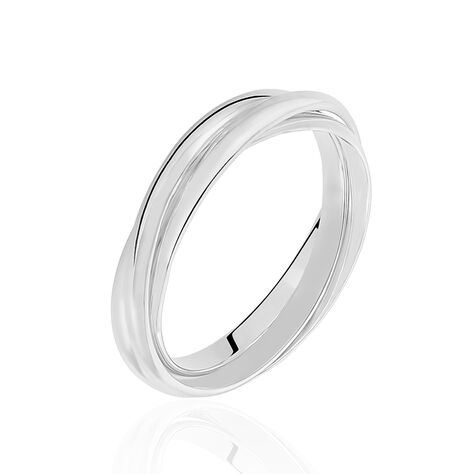 Alliance Filipine Demi Jonc Classique Argent Blanc - Alliances Famille | Histoire d’Or