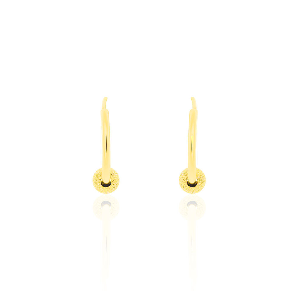 Créoles Ariel Or Jaune - Boucles d'oreilles créoles Femme | Histoire d’Or