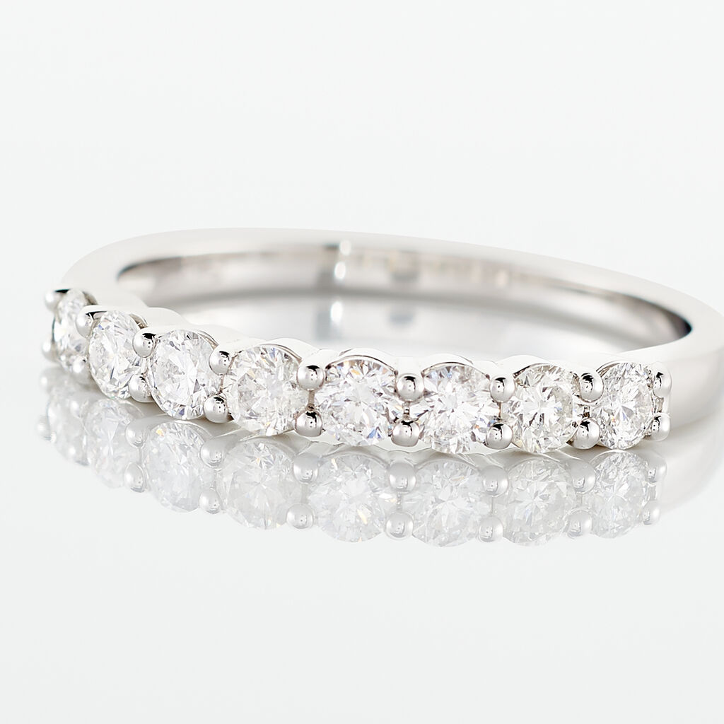 Alliance Eloise Or Blanc Diamant - Alliances Femme | Histoire d’Or