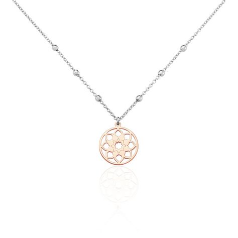 Collier Argent Bicolore Vicencio - Colliers fantaisie Femme | Histoire d&rsquo;Or