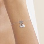 Bracelet Argent Blanc Ida - Bracelets Femme | Histoire d&rsquo;Or
