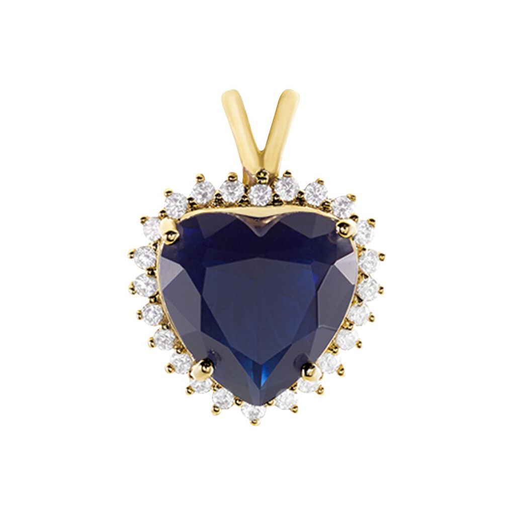 Pendentif Nelsa Plaqué Or Jaune Oxyde De Zirconium - Pendentifs Femme | Histoire d’Or