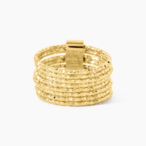 Bague Dion Acier Jaune - Bagues fantaisie Femme | Histoire d&rsquo;Or