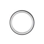 Alliance Nayhan Ruban Plat Titane Blanc - Alliances Unisex | Histoire d&rsquo;Or