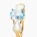Bague Bonnie Or Bicolore Topaze - Bagues solitaires Femme | Histoire d’Or