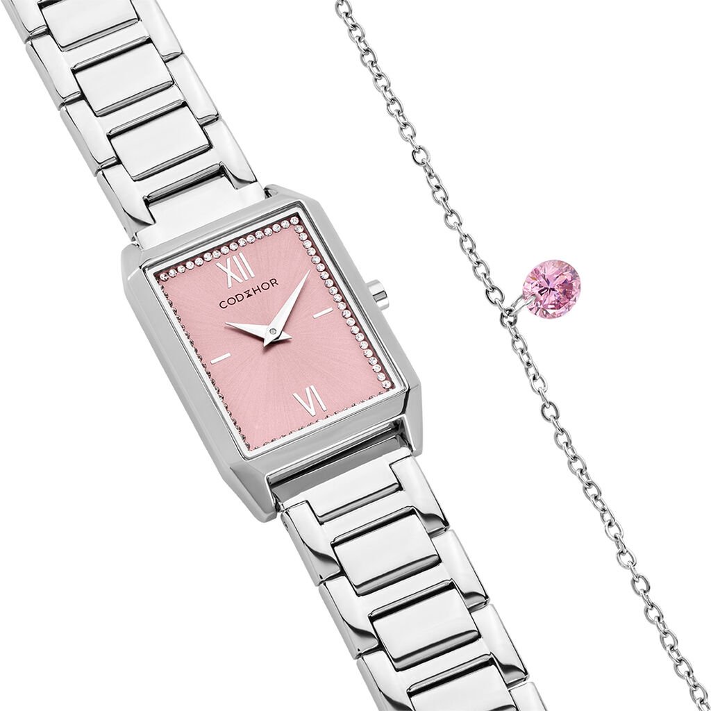 Coffret De Montre Codhor Arianne 2 Rose - Montres Femme | Histoire d&rsquo;Or