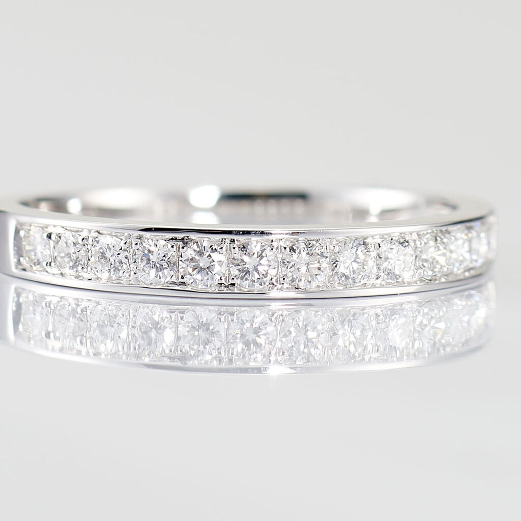 Alliance Rhea Or Blanc Diamant - Alliances Femme | Histoire d&rsquo;Or