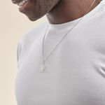 Pendentif Hannae Or Blanc - Pendentifs Bapt&ecirc;me Famille | Histoire d&rsquo;Or