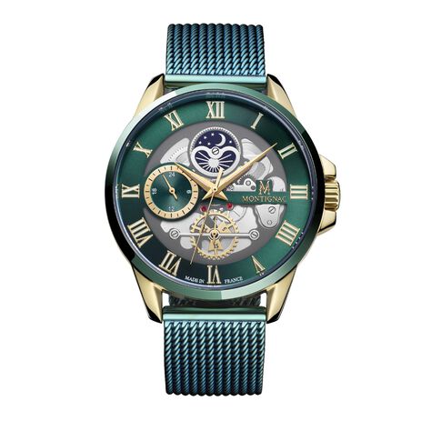 Montre Montignac Round Bleu - Montres Homme | Histoire d’Or