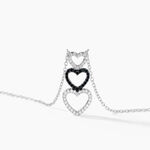 Collier Lio Argent Blanc Oxyde De Zirconium - F&ecirc;te des m&egrave;res Femme | Histoire d&rsquo;Or