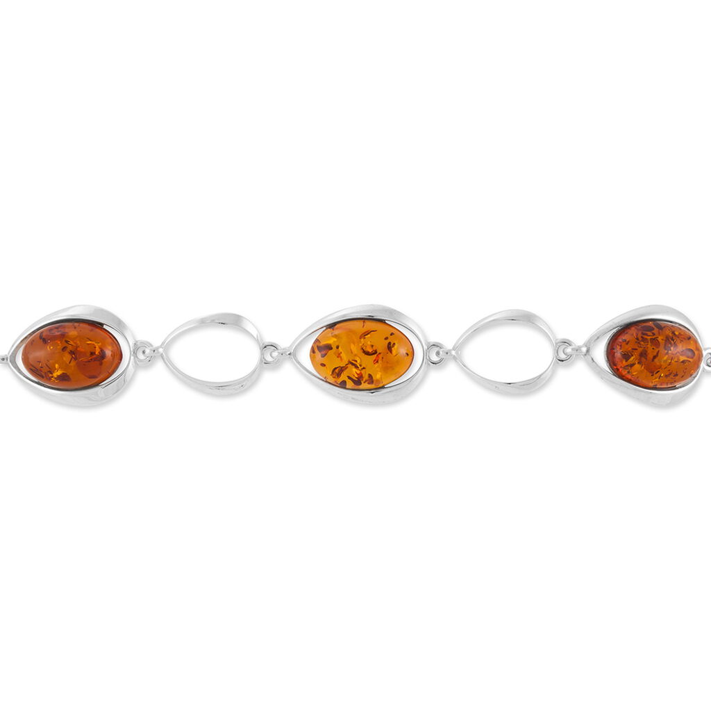 Bracelet Argent Blanc Aida Ambre - Bracelets Femme | Histoire d’Or