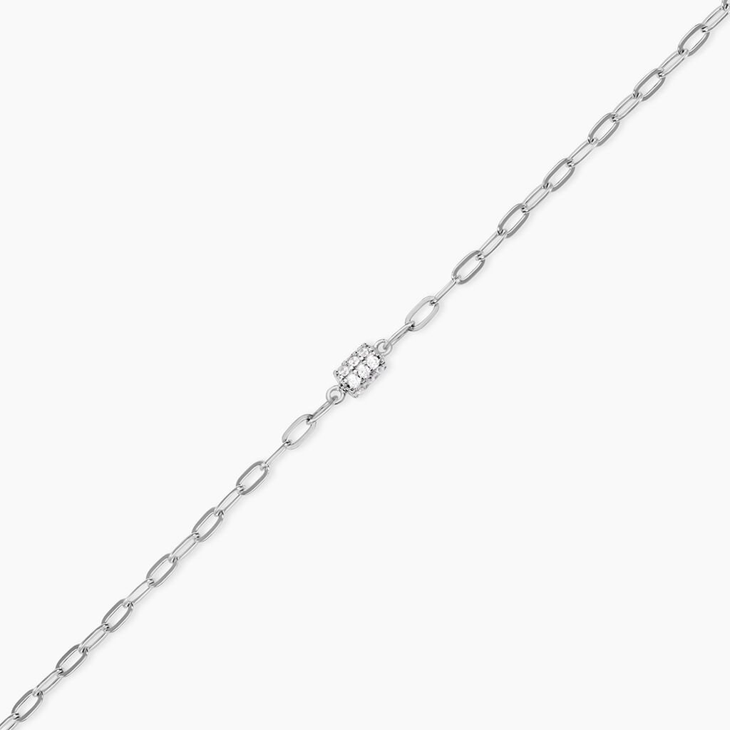 Bracelet Nexus Argent Blanc Oxyde De Zirconium - Bracelets Femme | Histoire d&rsquo;Or