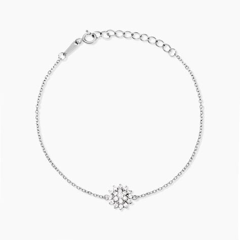 Bracelet Argent Blanc Maximille Oxydes De Zirconium - Bracelets Femme | Histoire d&rsquo;Or