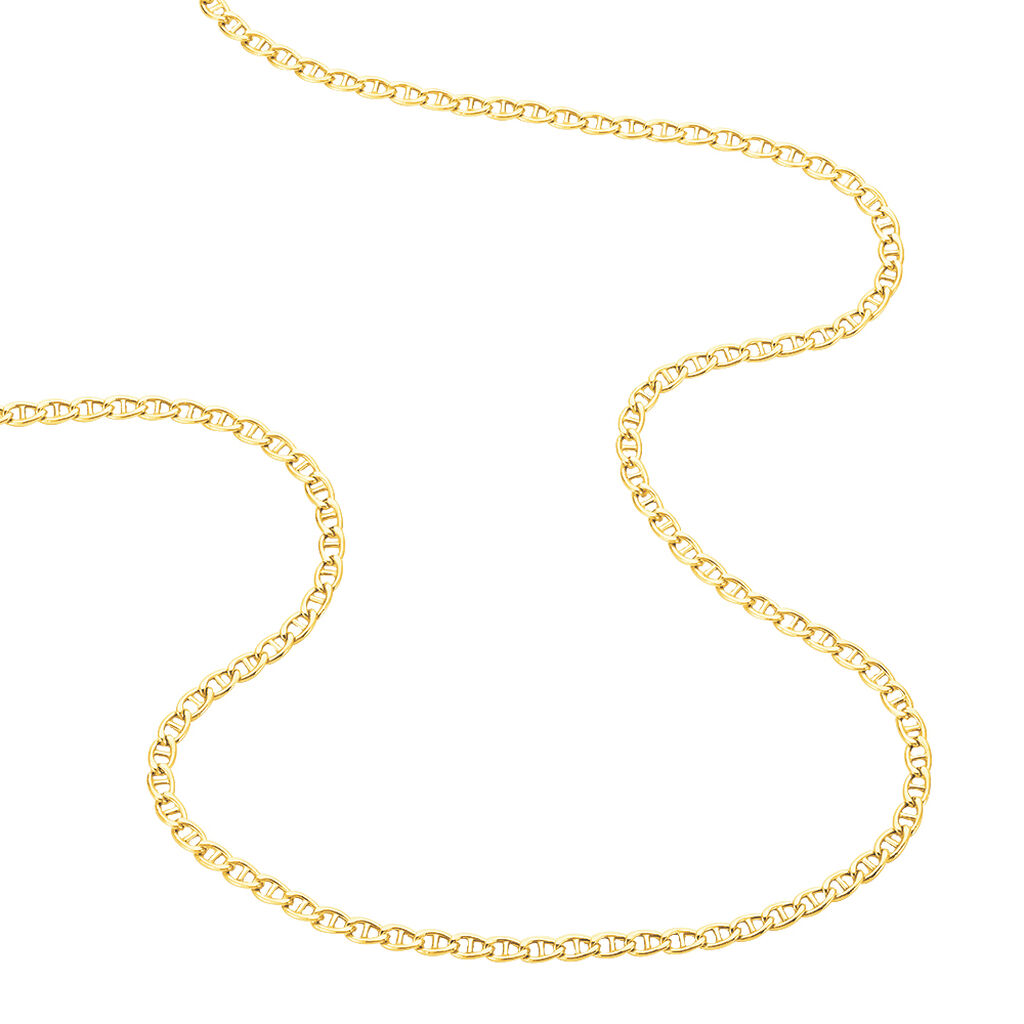 Collier Or Jaune Capucin Maille Marine - Colliers Femme | Histoire d&rsquo;Or