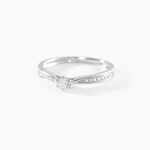 Bague Solitaire Symphonie Or Blanc Diamant - Bagues solitaires Femme | Histoire d&rsquo;Or