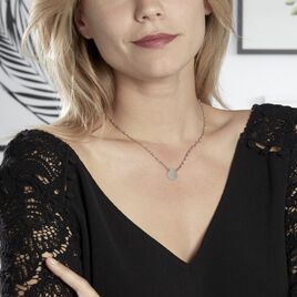 Collier Enoah Argent Blanc - Colliers fantaisie Femme | Histoire d’Or