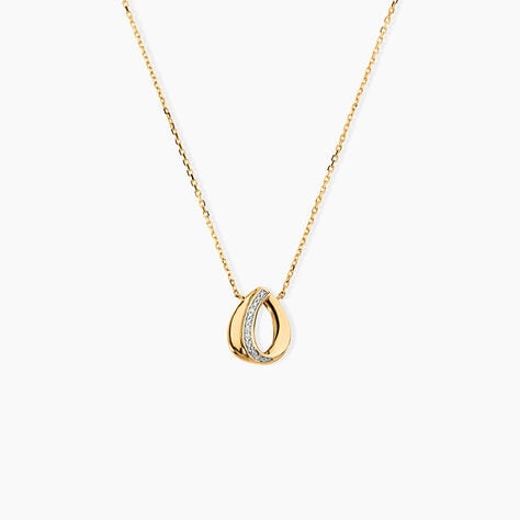 Collier Quanah Or Jaune Diamant - Colliers Femme | Histoire d&rsquo;Or