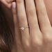 Bague Solitaire Or Jaune Sabeen Oxyde De Zirconium - Bagues solitaires Femme | Histoire d’Or