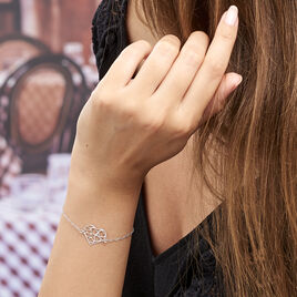 Bracelet Elda Argent Blanc - Bracelets fantaisie Femme | Histoire d’Or