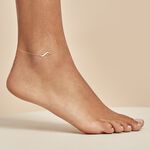 Cha&icirc;ne De Cheville Esparcette Or Jaune - Cha&icirc;nes de cheville Femme | Histoire d&rsquo;Or