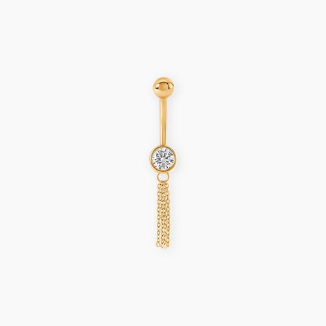 Piercing Rexanne Or Jaune Oxyde De Zirconium - Id&eacute;es cadeaux Femme | Histoire d&rsquo;Or