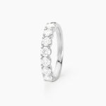 Alliance Hera Or Blanc Diamant - Alliances Femme | Histoire d&rsquo;Or