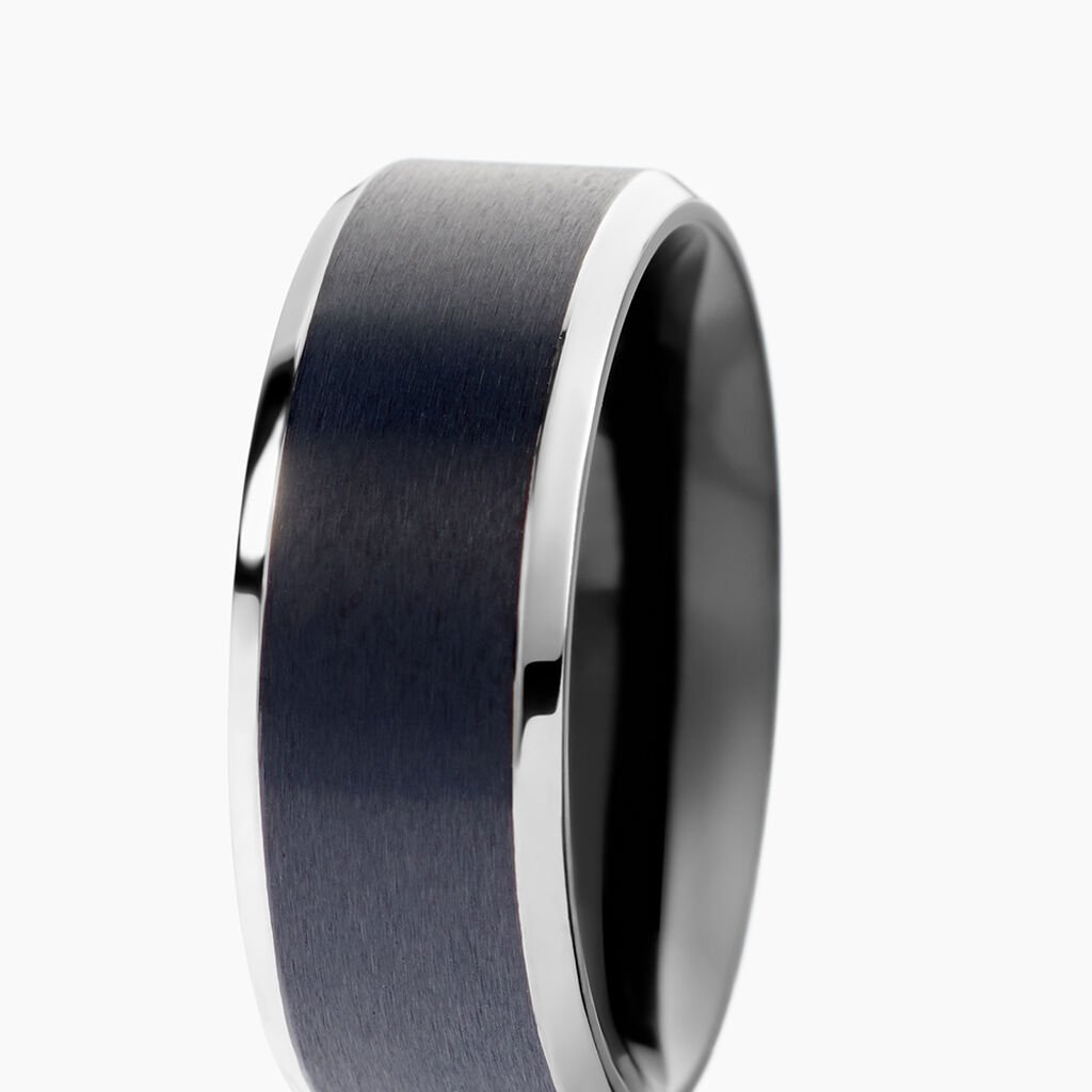 Bague Jourdan Titane Bicolore - Bagues Homme | Histoire d&rsquo;Or