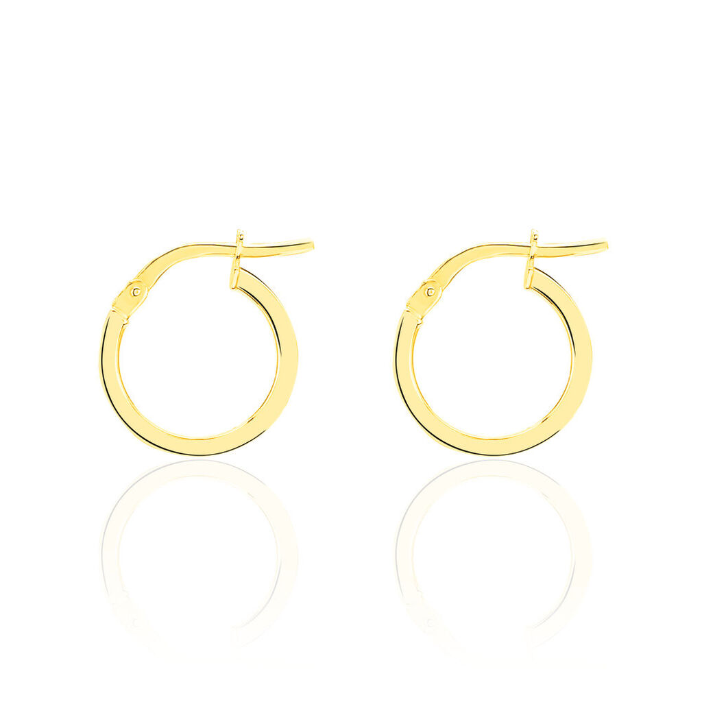 Créoles Cody Or Jaune - Boucles d'oreilles créoles Femme | Histoire d’Or