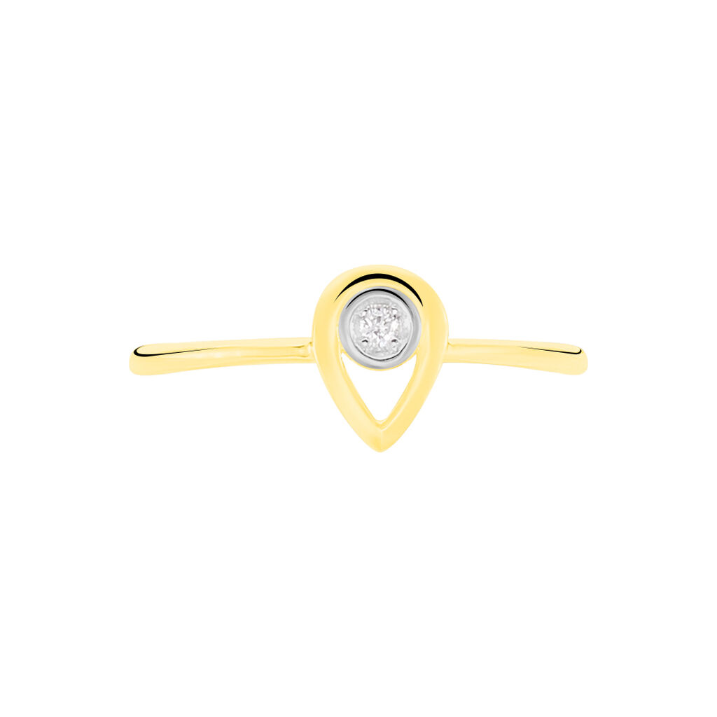 Bague Fidelia Or Jaune Diamant - Bagues solitaires Femme | Histoire d’Or