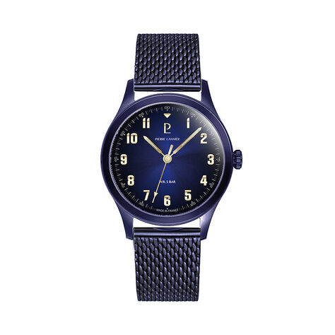 Montre Pierre Lannier Lannier Aviateur Bleu - Montres Homme | Histoire d&rsquo;Or