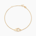 Bracelet Foma Or Jaune Oxyde De Zirconium - Bracelets Femme | Histoire d&rsquo;Or